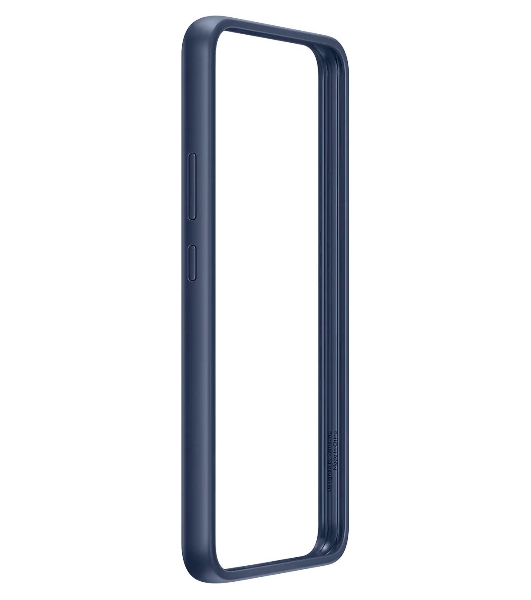 Чехол (клип-кейс) Samsung для Samsung Galaxy S22+ Frame Cover прозрачный/темно-синий (EF-MS906CNEGRU)