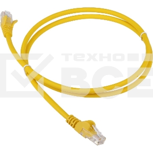 Патч-корд LANMASTER LSZH UTP кат.5e, 2.0 м, желтый