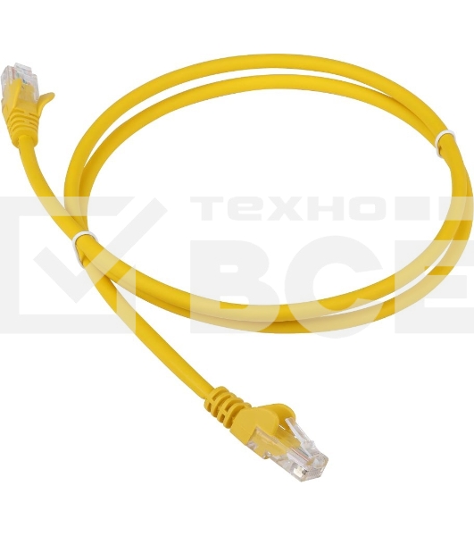 Патч-корд LANMASTER LSZH UTP кат.5e, 2.0 м, желтый