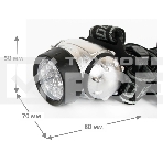 Фонарь ULTRAFLASH LED5353налобн металлик 19led 4 реж 3xr03 пласт коробка, фото3