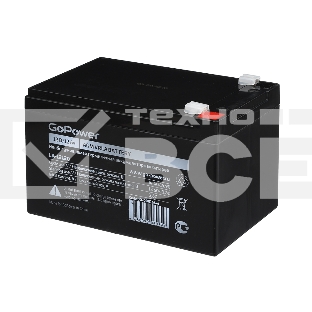 Аккумулятор свинцово-кислотный GoPower LA-12120 12V 12Ah (1/4)
