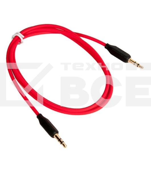 Аудио кабель/3.5 mm jack - 3.5 mm jack/ HOCO HC-79309 UPA11/ 1m/ позолоченные контакты/ Red AUX