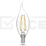 Лампа светодиодная Gauss Basic 1041116T 5.5Вт цок.:E14 свеча 240B 2700K св.свеч.бел.теп. (упак.:3шт), фото 1