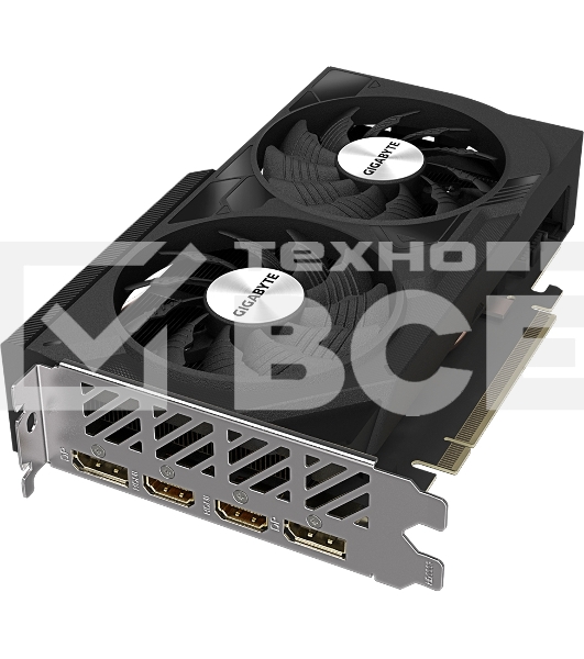 Видеокарта Gigabyte NVIDIA GeForce RTX 4060 8Gb 128bit GDDR6 2475/17000 HDMIx2 DPx2 HDCP Ret GV-N4060WF2OC-8GD