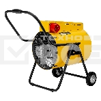 Тепловая пушка Denzel SFH-15000, 400 В, желтый, 120/9000/15000 Вт, 150 м2, термостат, фото3