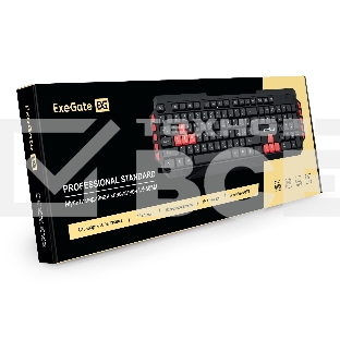 Клавиатура ExeGate Multimedia Professional Standard LY-505M проводная, USB, чёрный