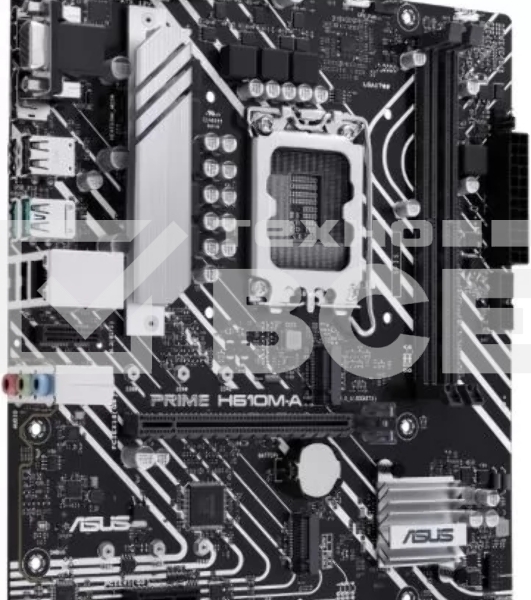 Материнская плата ASUS PRIME H610M-A-CSM, LGA 1700, Intel H610, 2xDDR5, 4xSATA, 2xM.2 PCIe 3.0 (x2, x4), 1xPCIe 4.0 x16, 1xPCIe x1, 1xHDMI, 1xDP, 1xVGA, 2xUSB-A 3.2 Gen 2, 4xUSB-A 2.0, 1x 1Gb LAN, 3x3.5 мм, 7.1, mATX