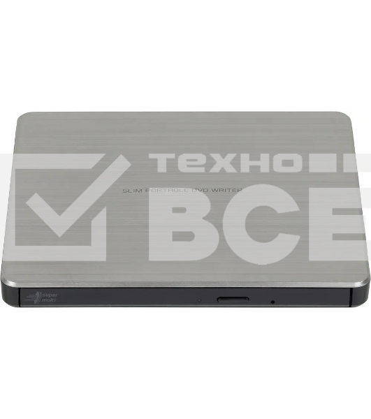 Оптический привод LG DVD-RW ext. Silver Slim Ret. USB2.0