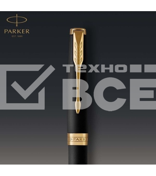 Ручка шариковая Parker Sonnet Core K528 (CW1931519) Matte Black GT M черн. черн. подар.кор.
