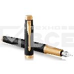 Ручка перьевая Parker IM Premium F323 (CW1931646) Black GT F сталь нержавеющая подар.кор., фото3