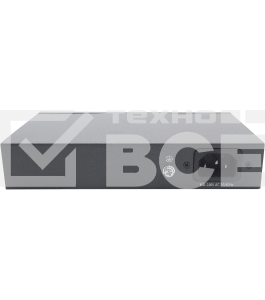 Коммутатор Smart Managed L2 PoE Switch 4 x 1000Base-T PoE+, 2 x 1000Base-T, PoE-60W budget