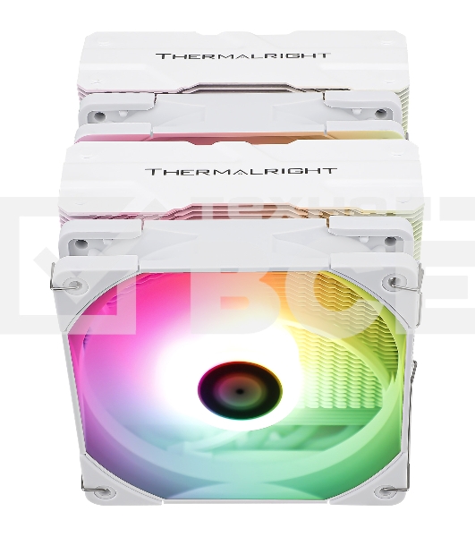 Устройство охлаждения(кулер) Thermalright Peerless Assassin 120 White ARGB Soc-AM5/AM4/1151/1200/2066/2011/1700 белый 4-pin 25.6dB Al+Cu 750gr Ret (PA120-WH-ARGB)