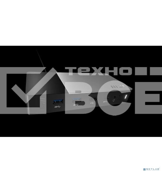 Док-станция MSI USB-C Docking Station Gen 2 / 1xType-C(USB3.2Gen2/DP)/1xType-C USB3.2Gen2/2xType-A USB3.2Gen2/1xType-A USB2.0/1xHDMI2.1/1xDP/1xRJ45/1xComboJack/150W adapter