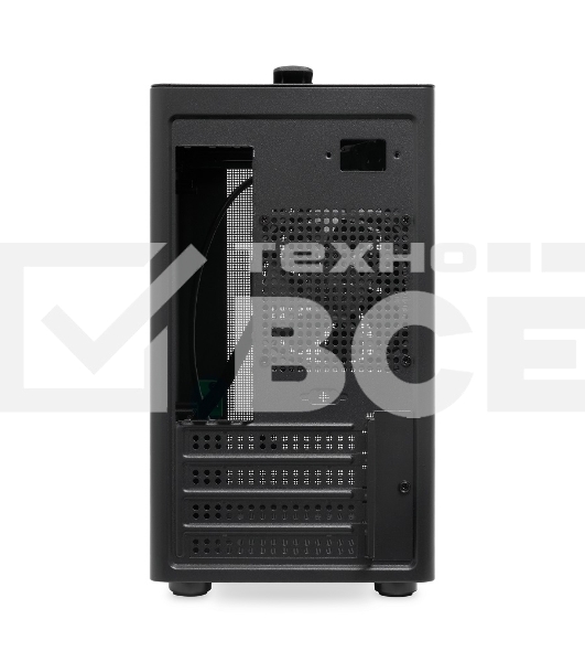 Компьютерный корпус без блока питания HSPD M210, Mesh Mid Tower, черный, 0.7 SPCC, 1x90мм mATX, mITX 140/280/150мм 1x2.5