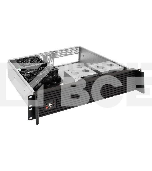 Серверный корпус ExeGate Pro 2U400-04AL <RM 19