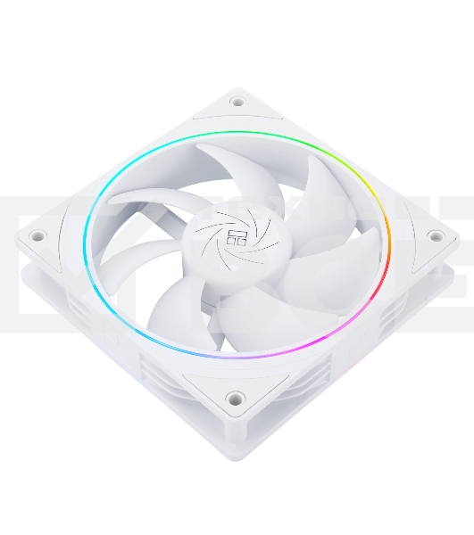 Вентилятор корпусный Thermalright TL-S12-W (120x120x25mm, 4-pin PWM, ARGB, 47.6CFM, 23.2dBA, 1500RPM, White)