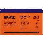 Батарея Delta GEL 12-15 (12V/15А·ч) свинцово- кислотный аккумулятор, фото6
