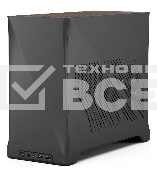 Компьютерный корпус без блока питания Fractal Design Era 2, Mini-Tower, 2x120мм, 2xUSB-A 3.0 + 1xUSB 3.2 Type-C, SFX PSU Support, mITX Charcoal Gray