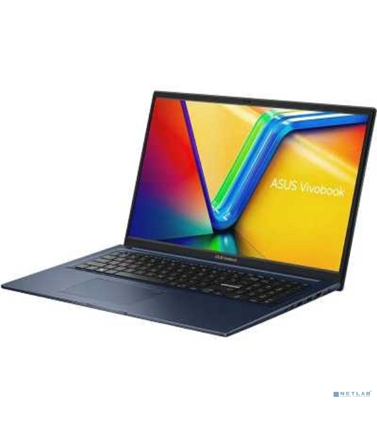 Ноутбук ASUS Vivobook 17 X1704VA-AU984/17.3'/IPS/Intel Core 3 100U/16GB/512Gb SSD/Intel UHD Graphics/No OS/синий/2.10kg