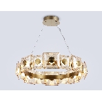Светильник Ambrella light LH31027 BS/TI латунь/янтарь 72W 3000K D700*150, фото7