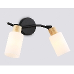 Светильник Ambrella light TR8721/2 BK/WD черный/дерево E14/2 max 60W 380*100*210, фото7