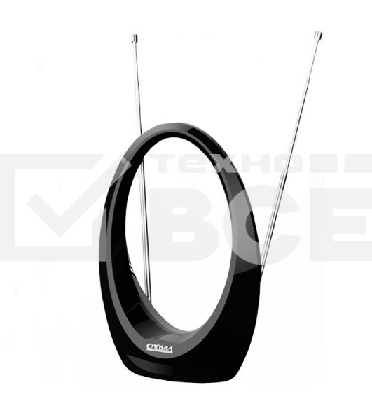 Антенна комнатная DVB-T и ДМВ+МВ активная Сигнал SAI 615