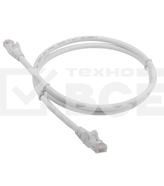 Патч-корд LANMASTER LSZH UTP кат.6, 3.0 м, серый