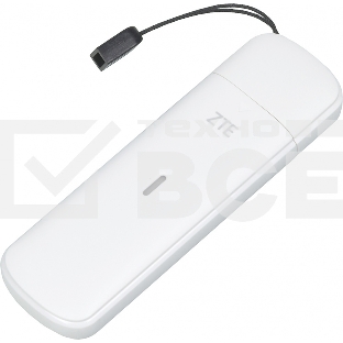 Модем 2G/3G/4G ZTE MF833R USB Firewall +Router внешний белый