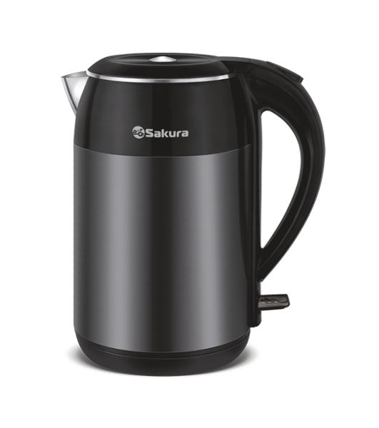 Чайник электрический Sakura SA-2154MBK (1.8) черн металлик д