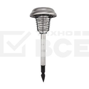 Антимоскитный садовый светильник Rexant на солнечной батарее R20 металл