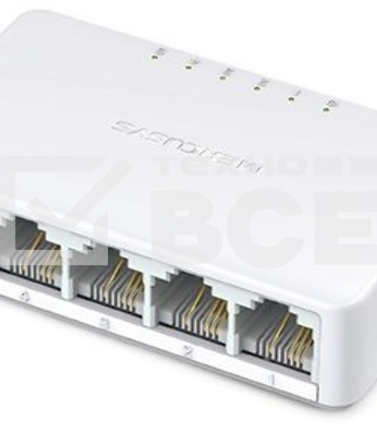 Коммутатор Mercusys MS105, 5 портов Ethernet 100 Мбит/с