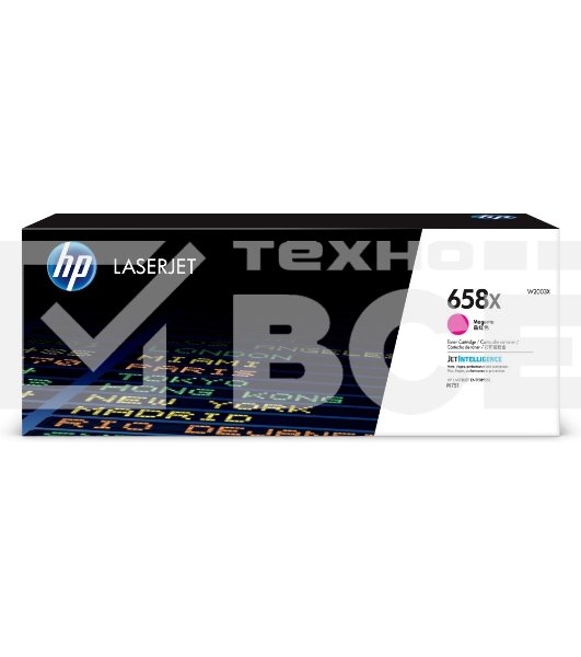 Картридж лазерный HP 658X W2003X пурпурный для HP CLJ Enterprise M751 (28000 стр.)