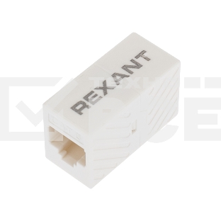Проходной адаптер, RJ-45(8P-8C), UTP неэкранированный, категория 6, (гнездо-гнездо), REXANT
