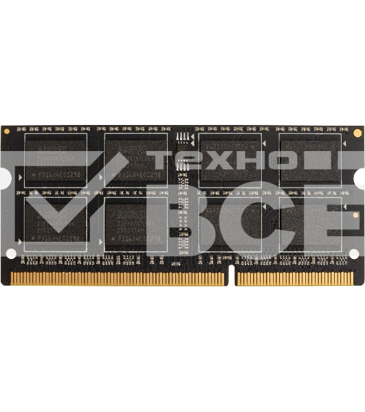 Оперативная память AMD 8GB DDR3L 1600MHz SO DIMM R5 Entertainment Series Black R538G1601S2SL-U Non-ECC, CL11, 1.35V, Retail