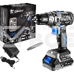 Дрель-шуруповерт Deko Sharker 063-4037, Аккумуляторная, 20 В, 2 Ач, фото3