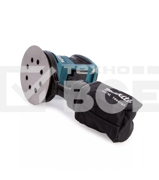 Машинка эксцентриковая MAKITA DBO180Z 18В LiIon ф125мм 7000/9500/11000об/мин ампл.2.8мм 1.7кг