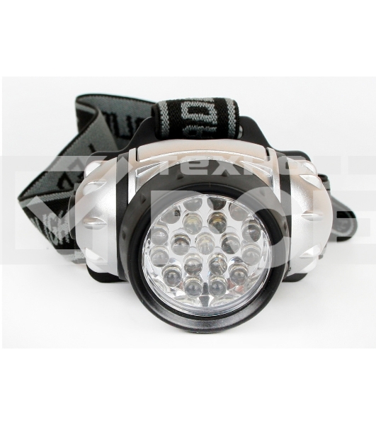 Фонарь ULTRAFLASH LED5353налобн металлик 19led 4 реж 3xr03 пласт коробка