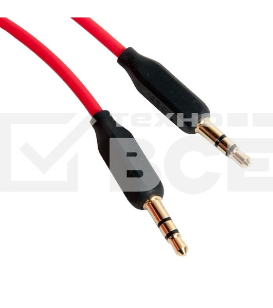 Аудио кабель/3.5 mm jack - 3.5 mm jack/ HOCO HC-79309 UPA11/ 1m/ позолоченные контакты/ Red AUX