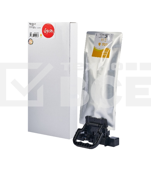 Контейнер с чернилами Sakura C13T01D400 (T01D4 Y) для Epson, желтый, 20000 к., 220 мл.