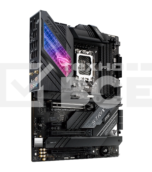 Материнская плата ASUS ROG STRIX Z690-E GAMING WIFI, LGA 1700, Intel Z690, 4xDDR5, 6xSATA, 3xM.2, 1xPCI-E 5.0 x16, 1xPCI-E 4.0 x4, 1xPCI-E 3.0 x4, 1xPCI-E x1, 1xHDMI, 1xDP, 1x 2.5Gb LAN, 4xUSB-A 2.0, 4xUSB-A 3.2 Gen 1, 2xUSB-A 3.2 Gen 2, 1xUSB-C 3.2 Gen 2, 1xUSB-C 3.2 Gen 2x2, 5x3.5 мм, 7.1, ATX
