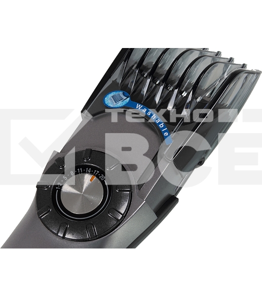 Машинка для стрижки Panasonic ER217S520 серебристый (насадок в компл:1шт)