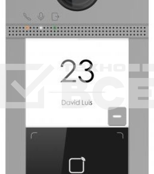 Видеопанель HiWatch VDP-D4211W(B) цвет панели: серебристый