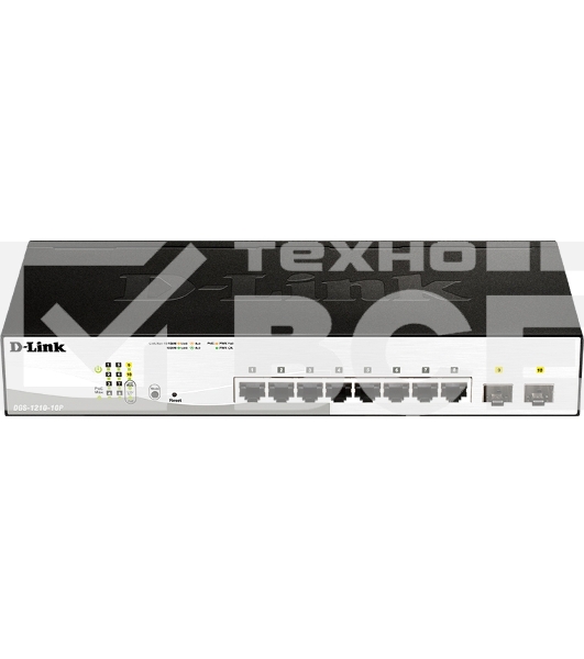 Коммутатор D-Link DGS-1210-10P/F3A 8G управляемый