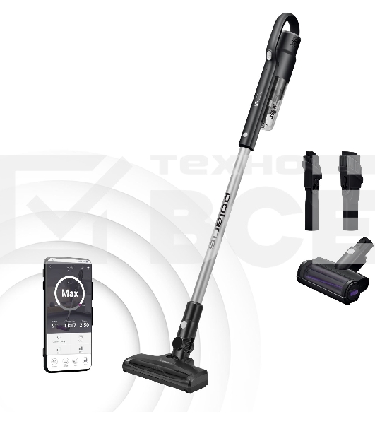 Пылесос Polaris PVCS 2090 350Вт, черный/серебристый