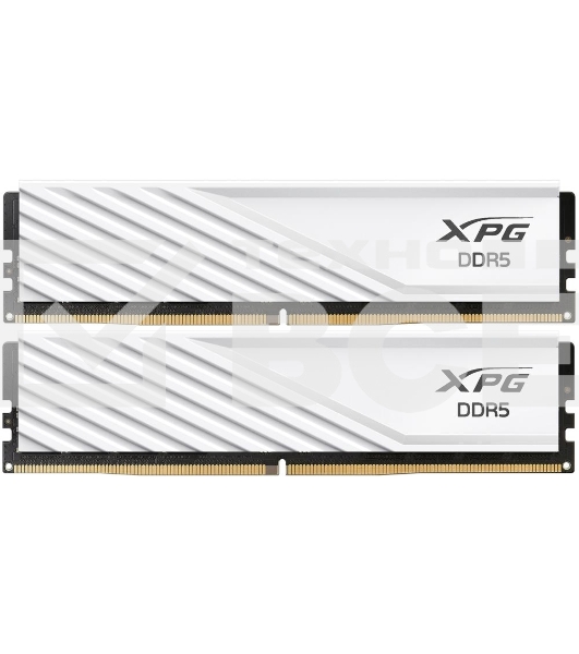 Оперативная память XPG Lancer Blade, DDR5, 32GB (2x16GB), 5600MHz, CL46, с радиаторами, белый