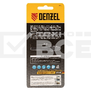 Борфреза по металлу Denzel твердосплавная, параболическая, тип-F, 12 мм