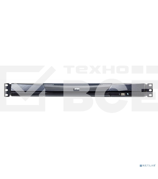 Коммутаторы консоли ATEN 8P CAT5 HIGH DENSITY DUAL RAIL LCD 19INCH OVER IP