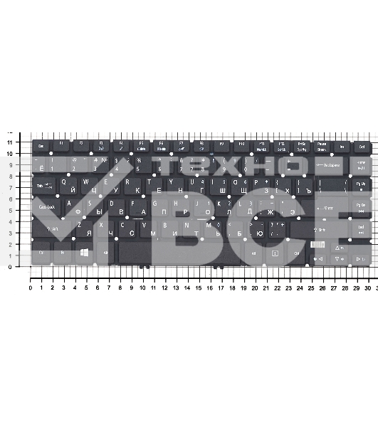 Клавиатура для ноутбука Acer Aspire V5-473G черная