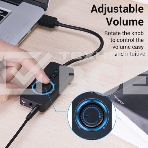 Внешняя звуковая карта Vention USB c регулятором громкости Черная, фото24