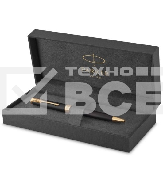 Ручка шариковая Parker Sonnet Core K528 (CW1931519) Matte Black GT M черн. черн. подар.кор.